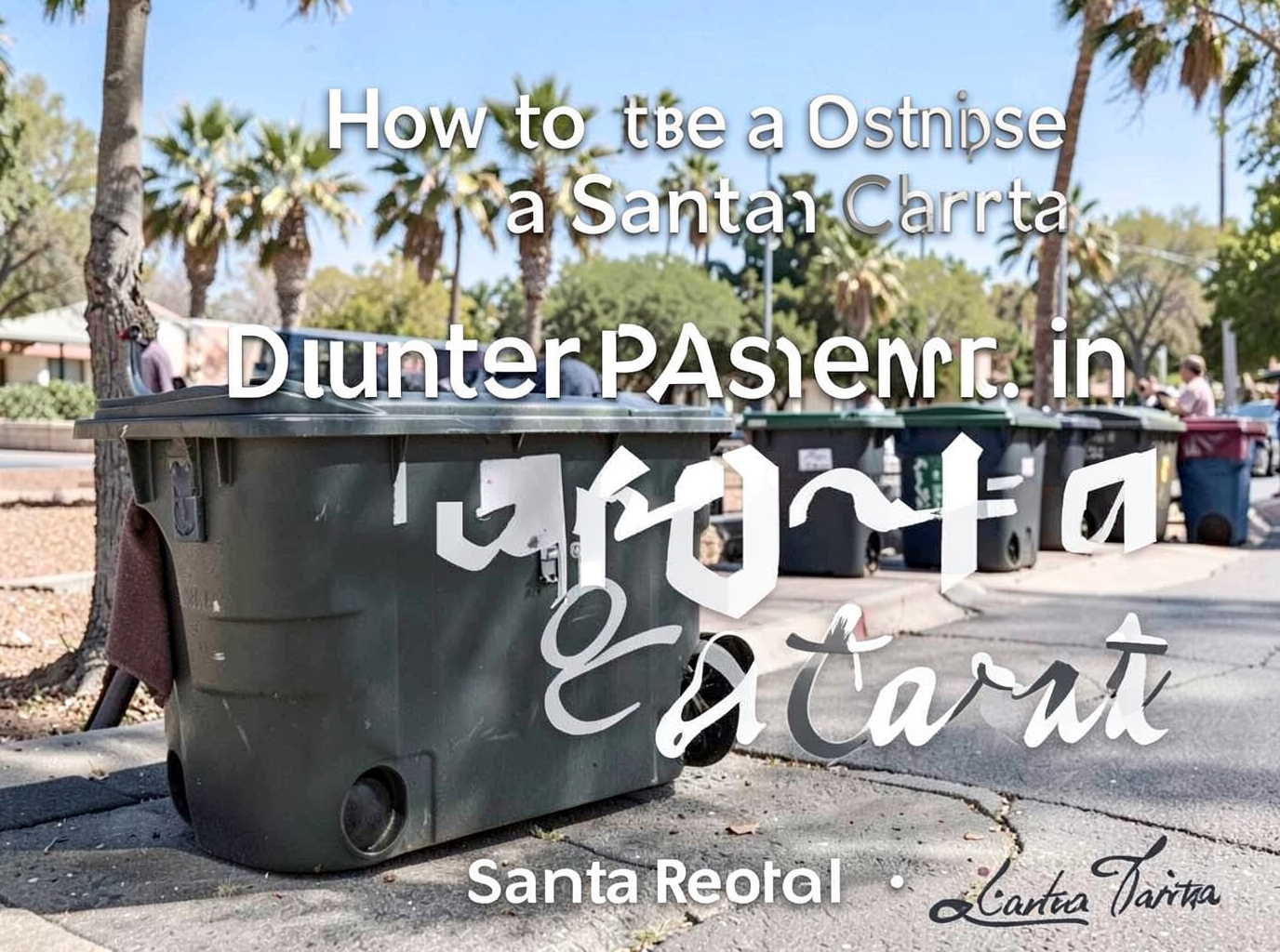 How to Obtain a Dumpster Placement Permit in Santa Clarita