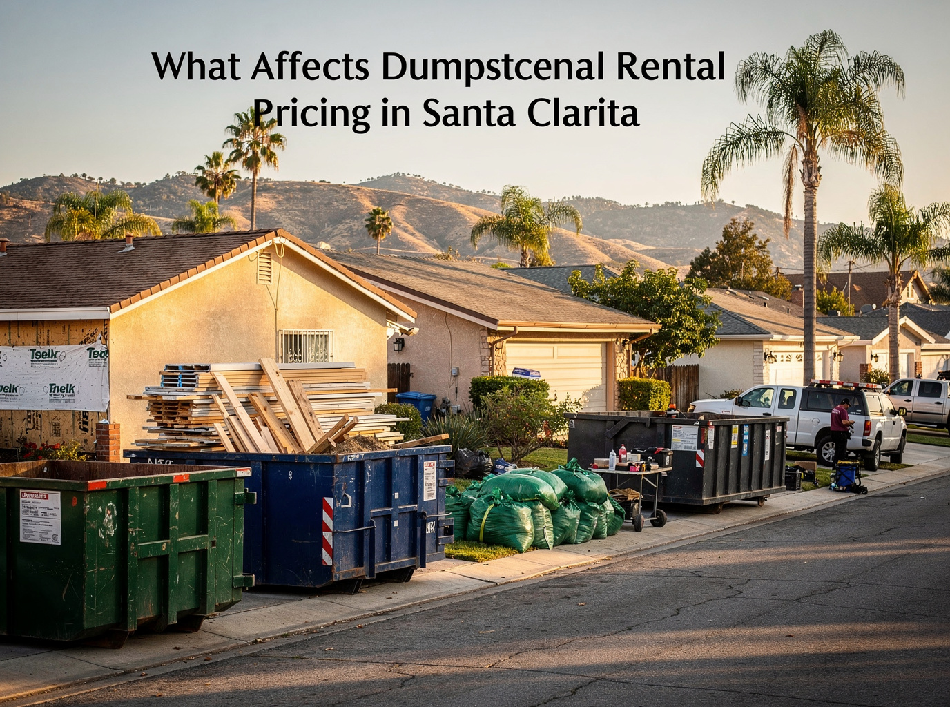 What Affects Dumpster Rental Pricing in Santa Clarita